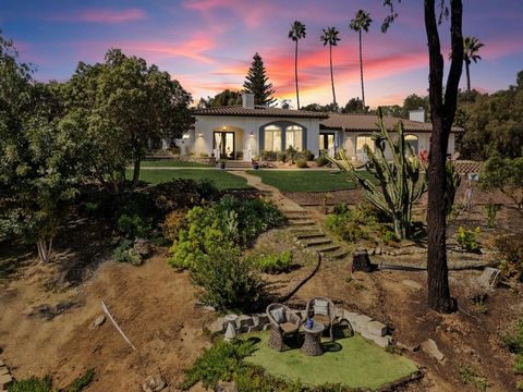 Welcome to this breathtaking gated luxury estate in Morro Hills, Fallbrook, where privacy, elegance, and 360-degree outdoor enjoyment come together. Nestled atop 1.42 acres, this 3,585 sq. ft. single-story home offers 4 bedrooms, 3 bathrooms, and gor...