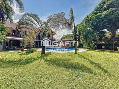 Maison familiale avec 2 studios, piscine et carbet
