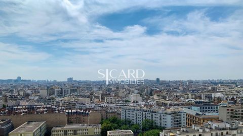 Lumineux avec vue dégagée sur Paris