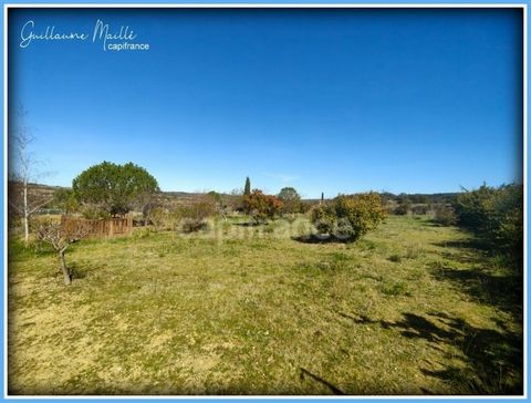 Terrain constructible à vendre proche de Magalas terrain 1 539m²