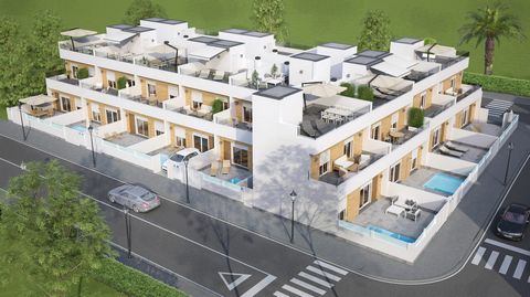 Il y a 14 maisons de ville luxueuses dans le développement Residencial Aire Limpio III chacune avec sa propre piscine et garage Ces maisons disposent de grands solariums et d39autres terrasses où vous pourrez vous prélasser au soleil à tout moment de...