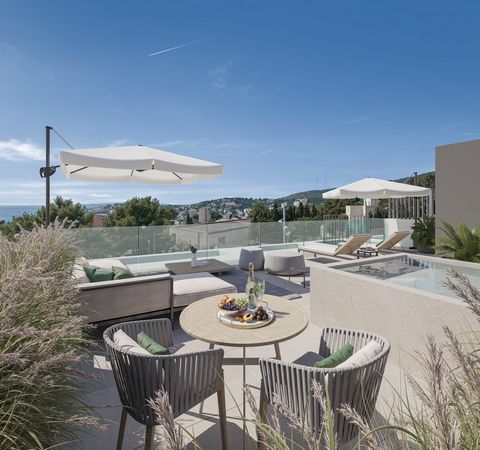 Exclusive Penthouse apartments with Luxury Amenities in Cala Major Exquisite penthouses, where luxury meets unparalleled comfort close to Palma This project offers a unique opportunity to own one of the 23 luxurious apartments, surrounded by a commun...