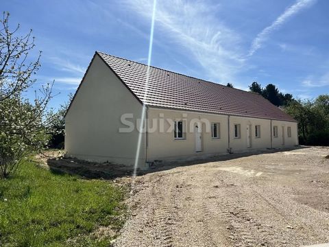 REF 18632 TF - AUXONNE - New semi-detached house, consisting of an entrance, living room with space for the kitchen, three bedrooms, bathroom. Sold without floor covering or equipped kitchen. Terrace at the back and two parking spaces. 165,000 euros ...