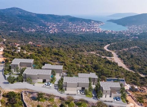 Experience the essence of coastal living in our newly constructed, opulent villas boasting breathtaking panoramic views of the serene Adriatic Sea. Each of our six villas offers an expansive cca. 210 m² of thoughtfully designed living space, compleme...