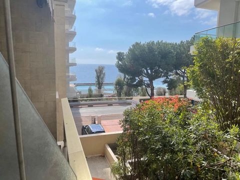 In the privileged Larvotto area, 3/4-room mixed use apartment with sea view, west-facing. Accommodation comprises an entrance hall, living room, fitted kitchen, two bedrooms, bathroom, shower room, laundry room and loggia. Lovely views looking out ov...
