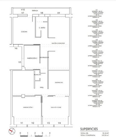 Höhe boden 5., wohnung sonnen fläche 107 m², fläche util 93 m², einzelzimmer: 2, 1 toiletten, küche, erhaltungszustand: reformiert, orientierung süden, terrasse, aussen. Features: - Terrace