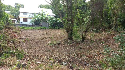 Dpt Guadeloupe (971), à vendre SAINTE ANNE terrain constructible 910,00 m²