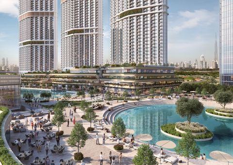 2 BEDROOM APARTMENT IN SOBHA HARTLAND II A new landmark that connects to everything in your life that matters, 360 Riverside Crescent is set on the stage of Sobha Hartland II. Its draped with beaches, lagoons, nature, and open spaces to offer a perfe...