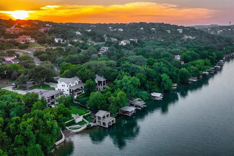 Two Homes in One! Stunning Lake Austin Waterfront Property with Unlimited Potential - Ideal for Single Family Residence, Multigenerational Living, Airbnb, or Long-Term Rental. Boasting 80' of Waterfront, a Boat Dock, and nearly half an acre of land, ...