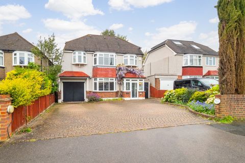 Fine and Country are delighted to introduce this five bedroom, two bathroom detached family home located in a popular avenue in Cheam.   On entering the property you are met by a charming entrance hall, with herringbone flooring, leading to a lounge ...