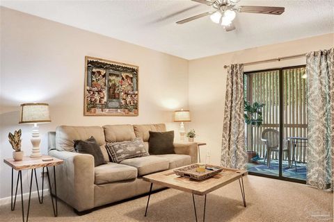 Welcome to your new home! This delightful bottom floor condo unit offers a blend of comfort and convenience in the heart of Pensacola, FL. Featuring 2 bedrooms and 2 bathrooms, this residence is perfect for those seeking a tranquil yet accessible liv...