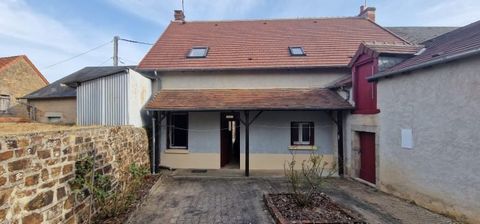 Traditional village home with 2 garages, garden, useful outbuildings, on mains drainage. Situated in the middle of Sainte Sévère sur Indre, a medieval village in central France. Ground floor Kitchen with oil boiler Lounge WC Shower room Bedroom 1/Din...