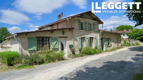 A22488MIR17 - A 2/3 bedroomed family home/ holiday home situated in a small hamlet but ideally placed between the future spa town of St Jean D'Angley and Saintes. Only 5 minutes drive from St Hilaire de Villefranche where there is a boulangerie, taba...