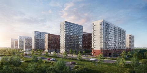 Предлагается 1-комнатная квартира комфорт-класса 38,87 кв.м в корпусе 17 на 16 этаже, в ЖК «Новое Видное» Квартира без отделки. Доступность опции 