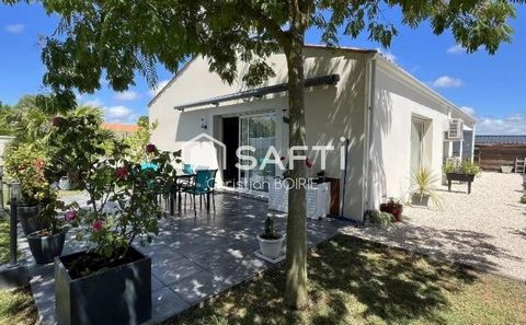 SAINT SULPICE DE ROYAN 17200. Charmante maison de plain pied de 114 m² habitable sur un terrain de 499 m² clos