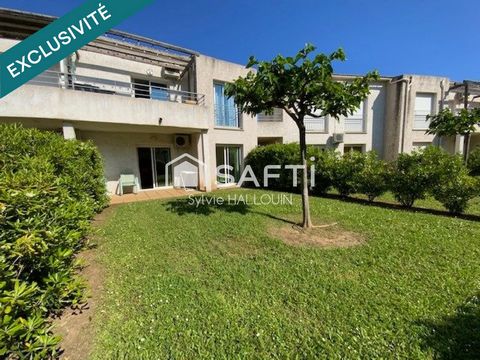 Appartement T2 bord de mer 34m² jardin 80m² parking