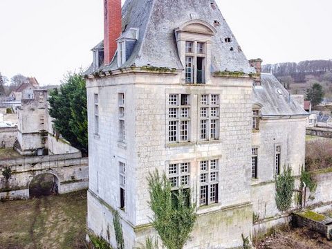Château de Coeuvres-Valsery - Meeting place of Henri IV and Gabrielle d'Estrées in 1590 - Original and dreamlike Renaissance mannerist castle, built for the Dukes of Estrées in the middle of the 16th century, completed around 1575. Henri IV met Gabri...