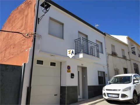 Ready to live in, beautifully renovated town house with a garage in Monte Lopez Alvarez in the Jaen province of Andalucia, Spain. Enter the front door to a light and airy hallway, with a lounge off to the right, which leads through to another room, a...