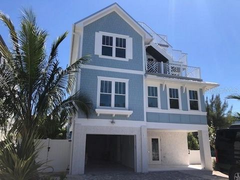 Welcome to your newly constructed, elegant beach home at 608 Rose St in the heart of Anna Maria. This stunning property boasts 4 spacious bedrooms and 4.5 luxurious baths, providing ample space and comfort for you and your guests. The true gem of thi...
