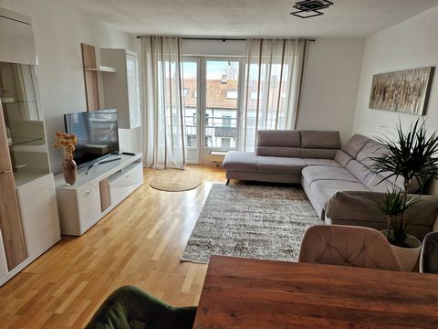 Nice 2 room apartment 60m² on the 2nd floor near Munich. Has a quiet location and is 5 minutes by car and 25 minutes walk from Hbf. Dachau train station. Munich airport 25 minutes away by car. A9 can be reached in 15 minutes by car. A8 can be reached...