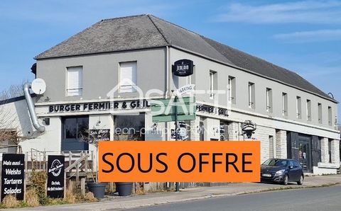 Building of 575 m² built on a building plot of 1600 m² ideally located at the gates of Montreuil Sur Mer with a large car park, outdoor terrace and already existing rentals of 4 apartments and a commercial premises. In the basement, a first commercia...