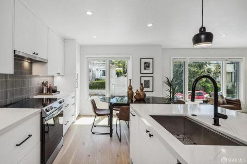 Welcome to this exquisitely remodeled move-in-ready single family home w/sweeping views on a prime flat block in the popular Ingleside! It features a modernized floorplan, painstaking attention to detail and abundant natural light. Extensively redesi...