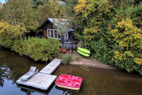 Waterfront SHORT TERM RENTAL!***/n/rHere is finally the affordable cottage to get you started in short-term rentals. 1h15 from Montreal. Lots of service on site. Mini loft-style cottage with wood fireplace, hot tub and a splendid view. Good income. S...