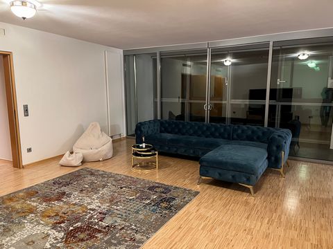 Bright, spacious apartment in the heart of Frankfurt. Two spacious bedrooms and a grandiose living room, with all necessary fittings, waiting just for the next person to take it over.