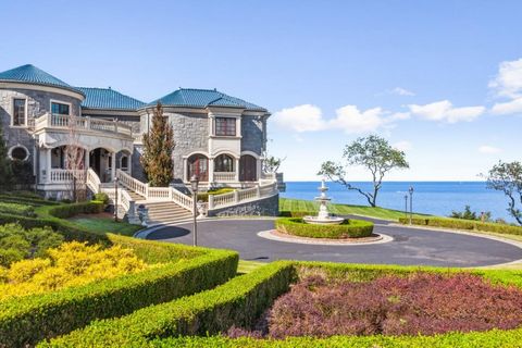 A gorgeous waterfront estate on Crane Neck Point, this home is one of a kind. Architecturally designed to take advantage of an extraordinary 10+/- acre lot with 300 degree views of the Long Island Sound, the home is perfectly built on a curve. There ...