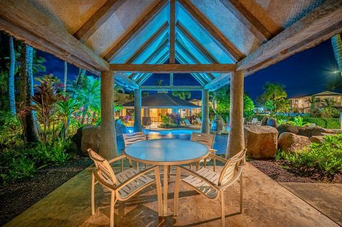 Welcome to a slice of paradise in the prestigious Princeville community! Nestled within one of Princeville’s newest condo resort communities, Nihilani. This luxury plantation-style residence offers an unparalleled blend of comfort, style, and functio...
