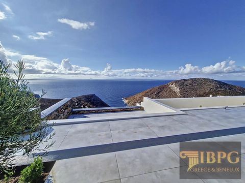 Discover the hidden gem of the Cyclades, Syros, where the island's magic meets the luxury of villas nestled in the heart of a valley, overlooking the Aegean Sea. Situated in an exclusive and secluded complex, each villa offers a 240° view of the crys...