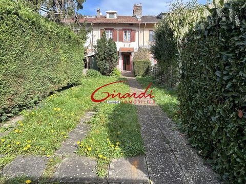 MULHOUSE CENTRE HOUSE OF 65 m2 WITH ITS GARDEN   OPPORTUNITY TO SEIZE SPECIAL INVESTOR !! HOUSE OF 65 m2 ON 2 ARES OF LAND TO RENOVATE IN THE HEART OF MULHOUSE POSSIBILITY OF EXTENDING THE HOUSE   ❤️ EXCLUSIVELY AT GIRARDI IMMOBILIER ❤️   Are you loo...