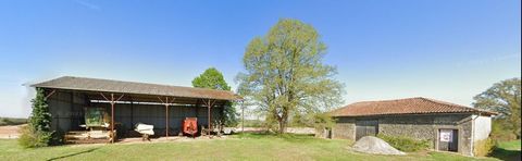 Magnifique Grange en Pierre avec Hangar et Grand Terrain