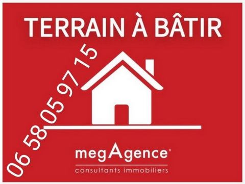 Terrain constructible viabilisé 510 m2