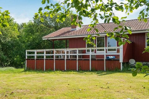 Nur etwa 5 Gehminuten vom kleinen Hafenort Bønnerup Havn entfernt befindet sich dieses Ferienhaus, in dem der Eigentümer mit vielen Details ein individuelles Ambiente geschaffen hat. Den Mittelpunkt der mit 140 m2 geräumigen Wohnfläche bildet das 55 ...