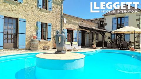 A22157AW47 - This beautifully renovated property set in landscaped gardens only minutes from the popular town of Duras is bursting with character and charm. Currently being run as an extremely successful luxury Bed and Breakfast, it would certainly m...