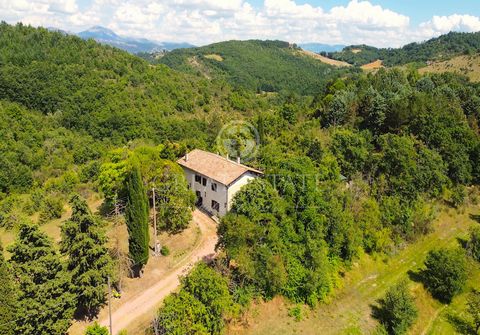 The farmhouse is a typical Umbrian farmhouse located in the municipality of Gubbio, in the most luxuriant and authentic countryside. The farmhouse, although plastered, has stone finishes that could be exposed to recover the ancient splendor and peasa...