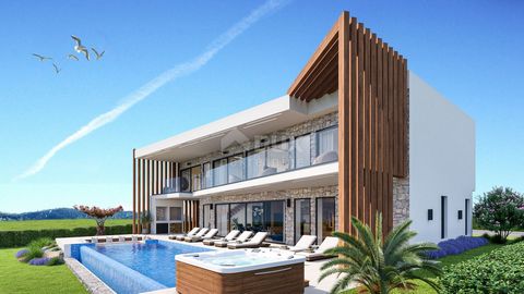 Location: Istarska županija, Kaštelir-Labinci, Kaštelir. ISTRIA, KAŠTELIR Beautiful luxury villa with sea view! We offer a very high-quality and carefully planned villa in a beautiful location, which is part of a new project by already awarded invest...