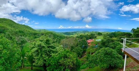 Oberhalb des Dorfes Santo Domingo, in der Blauen Zone der Nicoya-Halbinsel, mit Blick auf die Strände von Samara und Carrillo, ruht Casa Birdsong. Dieses schöne Haus mit 2 Schlafzimmern und 2 Badezimmern verfügt über eine offene Küche / Esszimmer / W...