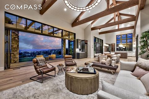 Escape the ordinary and embrace the extraordinary in this bespoke mountain modern sanctuary, tucked away behind the gates of Eaglesnest within the prestigious community of Caughlin Ranch. This new construction home stands as a testament to innovative...