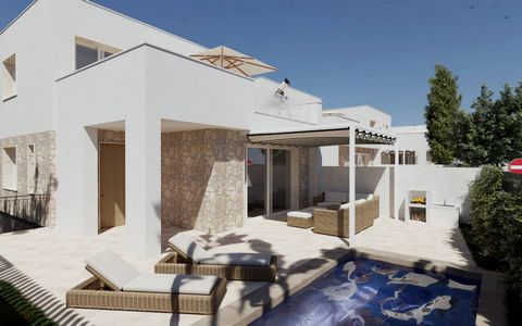 Detached villas in Hondón de las Nieves, Alicante Modern villas on individual plots with 3 bedrooms, 3 bathrooms and toilet, composed of two floors plus basement with English patio. They also have top quality sanitary ware and taps with built-in cist...