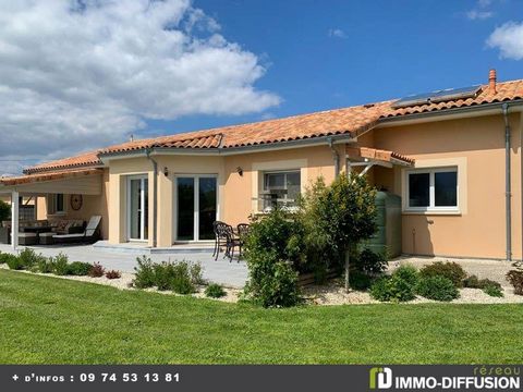 Mandate N°FRP160822 : House approximately 145 m2 including 6 room(s) - 3 bed-rooms - Garden : 2973 m2. Built in 2014 - Equipement annex : Garden, Terrace, Garage, parking, double vitrage, - chauffage : fioul - EXCELLENT CONDITION - Class Energy A : 3...