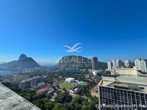 Breathtaking view. Only. 360 degrees. Sugar Loaf, Flamengo beach and Botafogo beach, Urca beach, Urca fort, Christ the Redeemer. Exclusive condominium in the South Zone. Right next to the Rio Sul Shopping Mall and the Yacht Club. Excellent security. ...