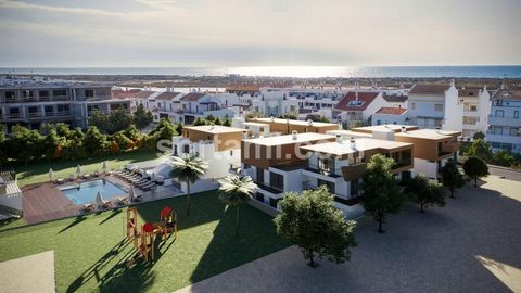 Magnificent apartments in Cabanas de Tavira, just 300m from the water! The apartments are under construction, have excellent areas with types of T1 and T2, with large balconies, terraces and parking spaces. This apartment has a living area of 90m2, t...