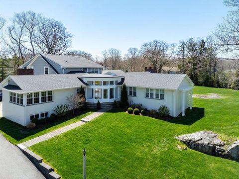 On a quiet cul-de-sac off of Cohasset's coveted Jerusalem Road, this mid-century home with traditional updates and fine finishes is ideal for comfortable everyday living, or large scale entertaining alike. Beautiful architectural details include a cu...