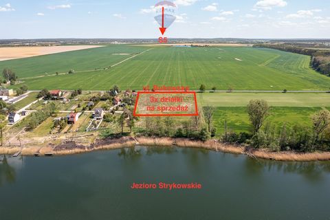 FOR SALE FOUR SUCH ONLY WONDERFUL RESIDENTIAL PLOTS (2304 M2, 2359 M2, 2991 M2 and 5075 M2 ) RIGHT ON THE STRYKOWSKIE LAKE AMONG SINGLE-FAMILY HOUSES WITH GREAT ACCESS TO THE S5 MOTORWAY AND TO POZNAŃ (20 MINUTES BY CAR). THE PLOTS ARE LOCATED AT UL....
