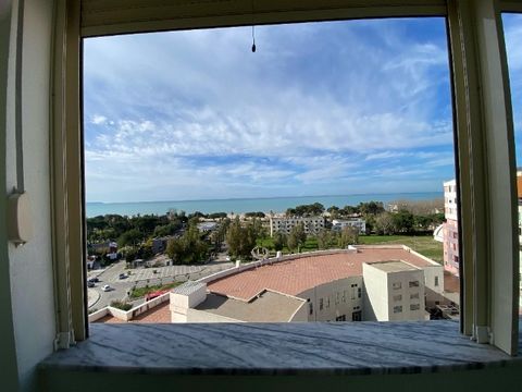 The space is organized in 74 m2 1 living room 1 kitchen 1 bedroom 1 bathroom 1 balcony with a full seaview contemporary furniture the apartment is located on the 9th floor with an elevator the terrace has double insulation and is paved with sand. to ...