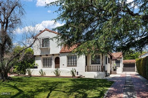 Nestled on a tree-lined street in San Marino's sought-after Mission district, this charming two-story Spanish home exudes timeless curb appeal & architectural charm. Built in 1927 and lovingly updated by recent owners, this wonderful family home feat...