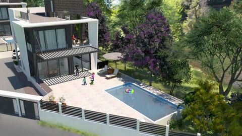 NEW BUILD VILLA WITH PRIVATE POOL AND SEA VIEWS IN VILLAJOYOSA.~~3 New Build villas in Villajoyosa only 400m from the sea.~~New Build villas have 3 bedrooms, 3 bathrooms, an open plan kitchen with a lounge area, fitted wardrobes, a private garden wit...