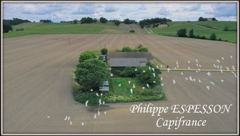 Dpt Lot et Garonne (47), Corps de ferme en pierre de 360 m2 - Terrain de 2 775,00 m² - Plain pied